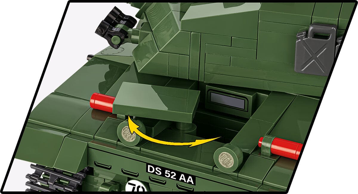 Challenger 2 brick tank model - COBI 2627 - 950 bricks - Image 10