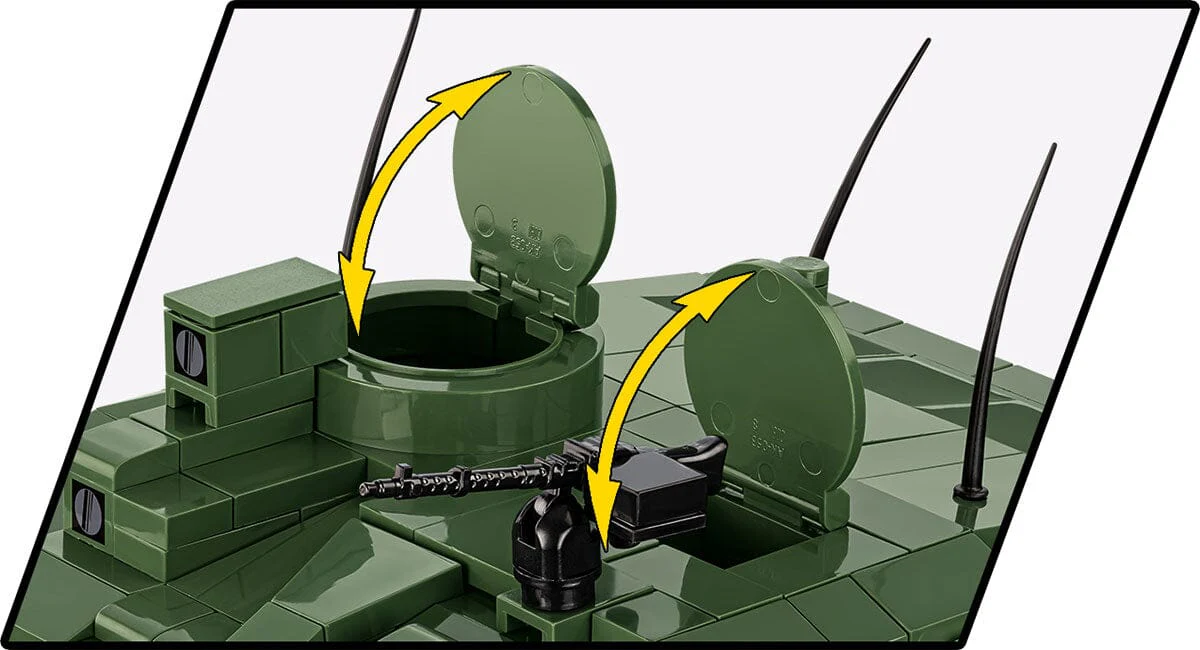 Challenger 2 brick tank model - COBI 2627 - 950 bricks - Image 11