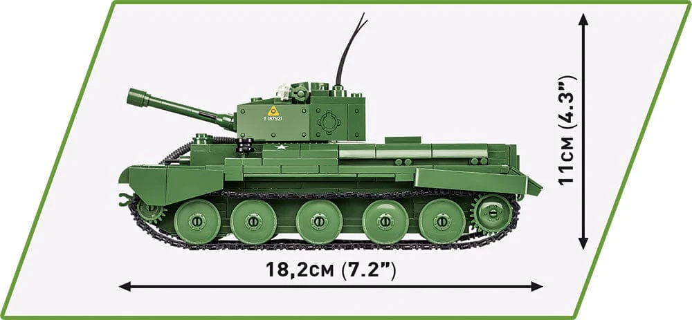 Cromwell MK.IV 'Hela' tank brick model - COBI 2269 - 544 bricks - Image 5
