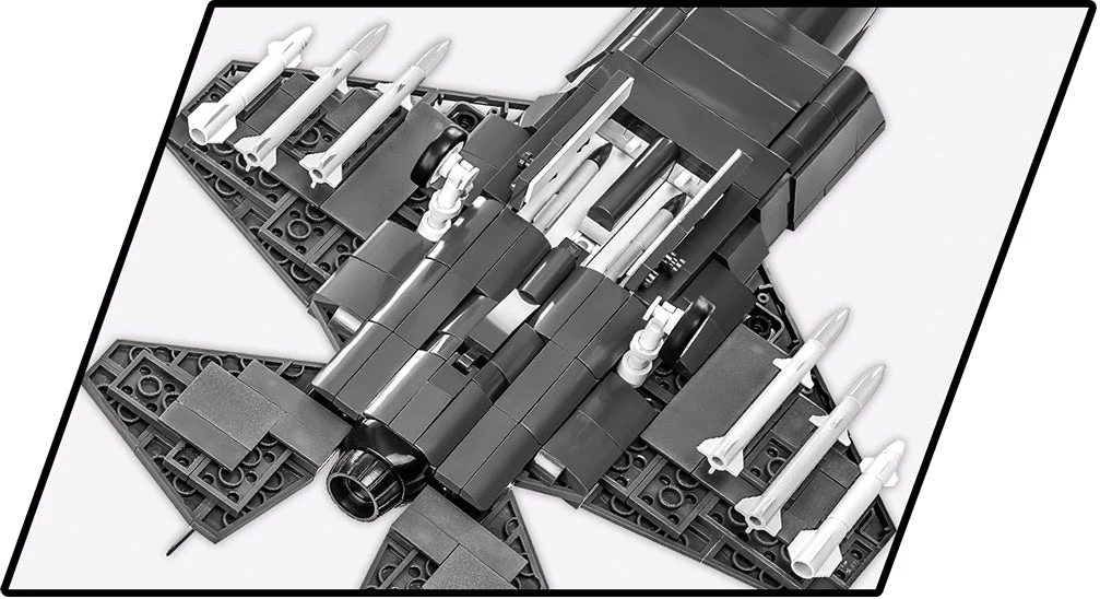 F-35B Lightning II (RAF) brick plane model - COBI 5830 - 594 bricks - Image 5