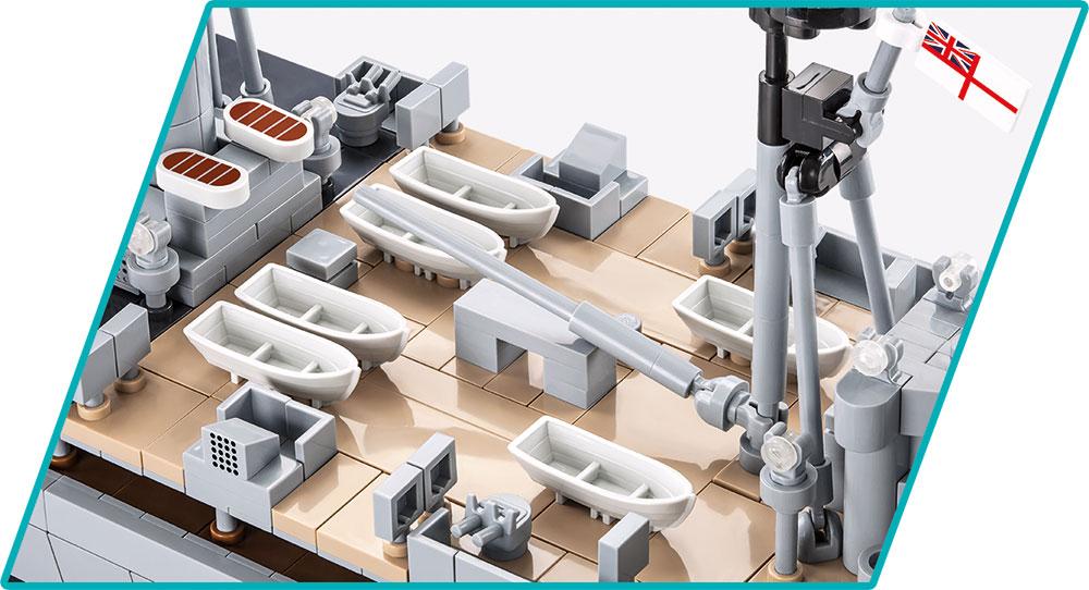 HMS HOOD ship brick model - COBI 4830 - 2613 bricks - Image 9